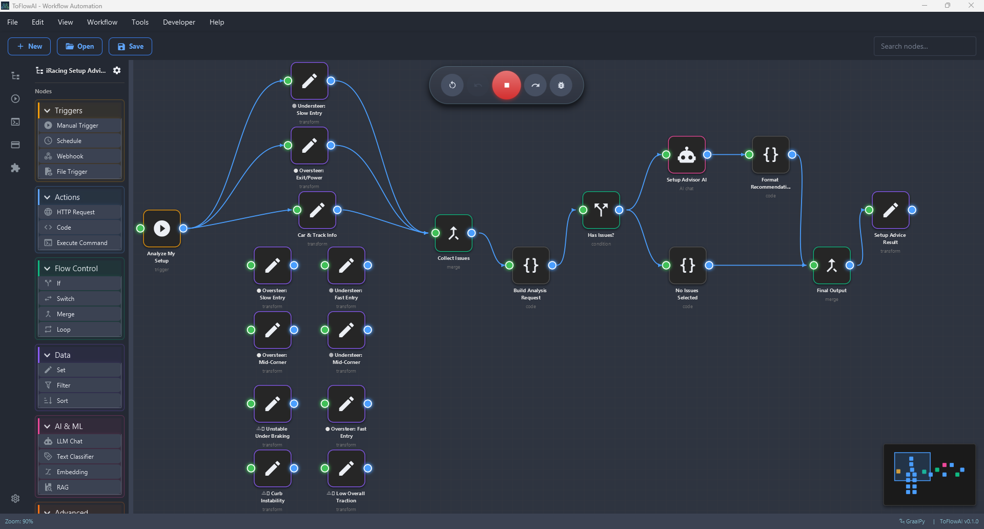 Visual Workflow Designer